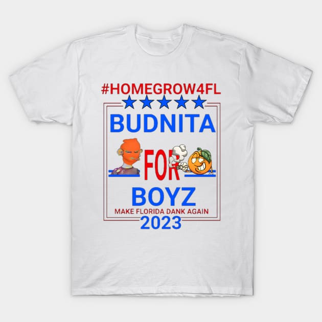 Budnita Boyz 4 Governor T-Shirt by TerpsonPollack